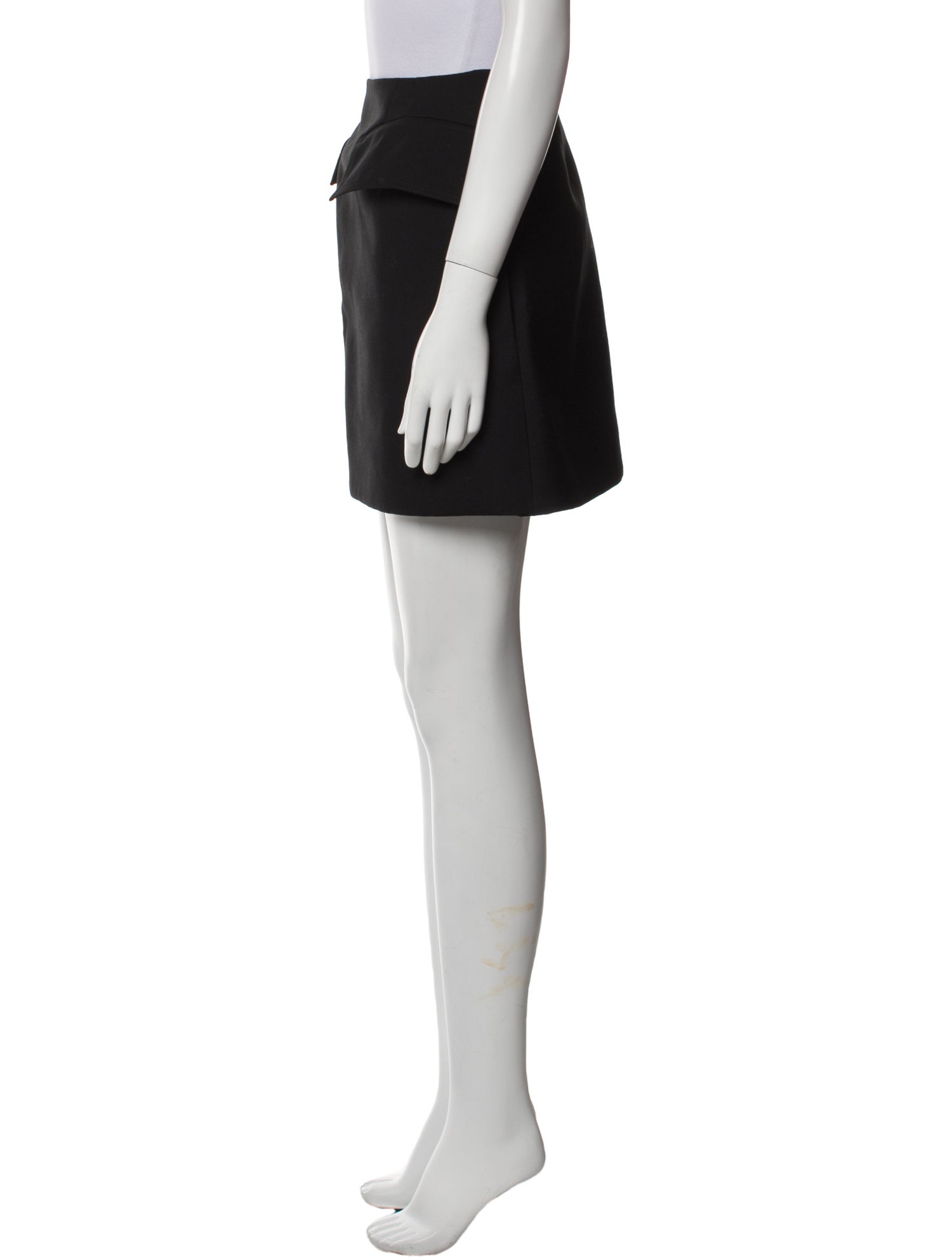 Alexander McQueen Wool Mini Skirt