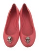 Alexander McQueen Skull Leather Ballet Flats