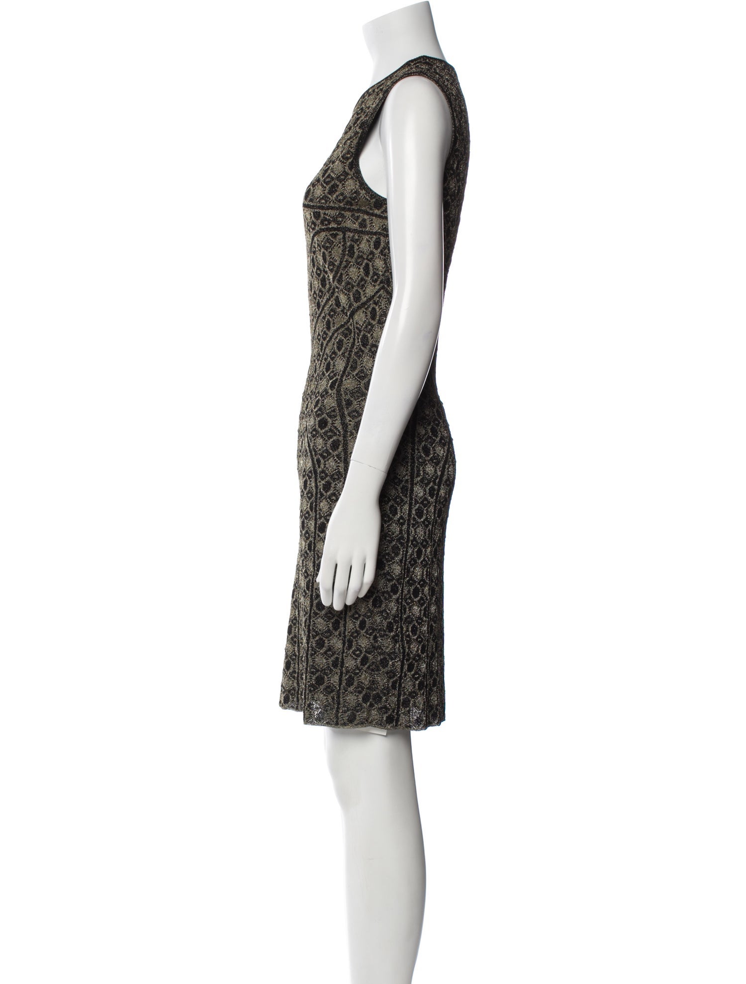 Alexander McQueen Printed Mini Dress