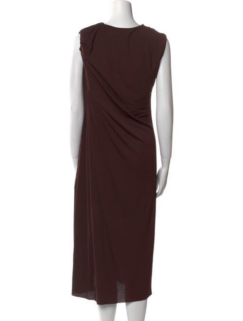 Alexander McQueen Silk Midi Length Dress