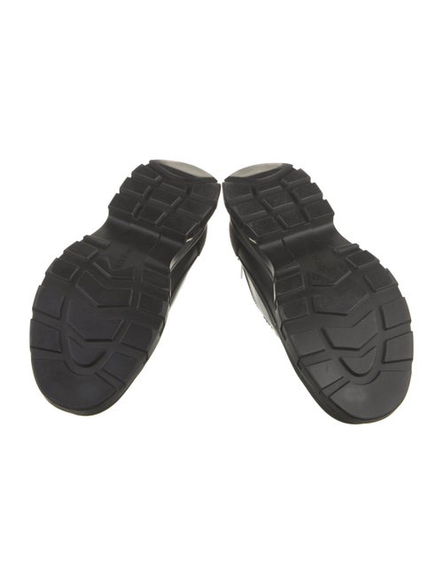 Alexander McQueen Leather Printed Athletic Sneakers