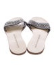 Alexander McQueen Leather Studded Accents Slides