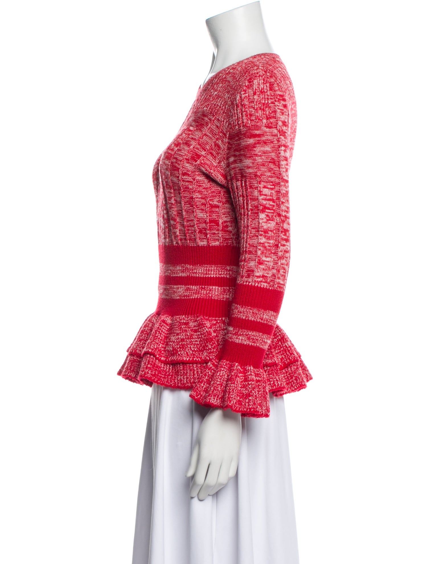 Alexander McQueen Wool Striped Sweater