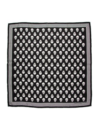 Alexander McQueen Silk Skull Scarf