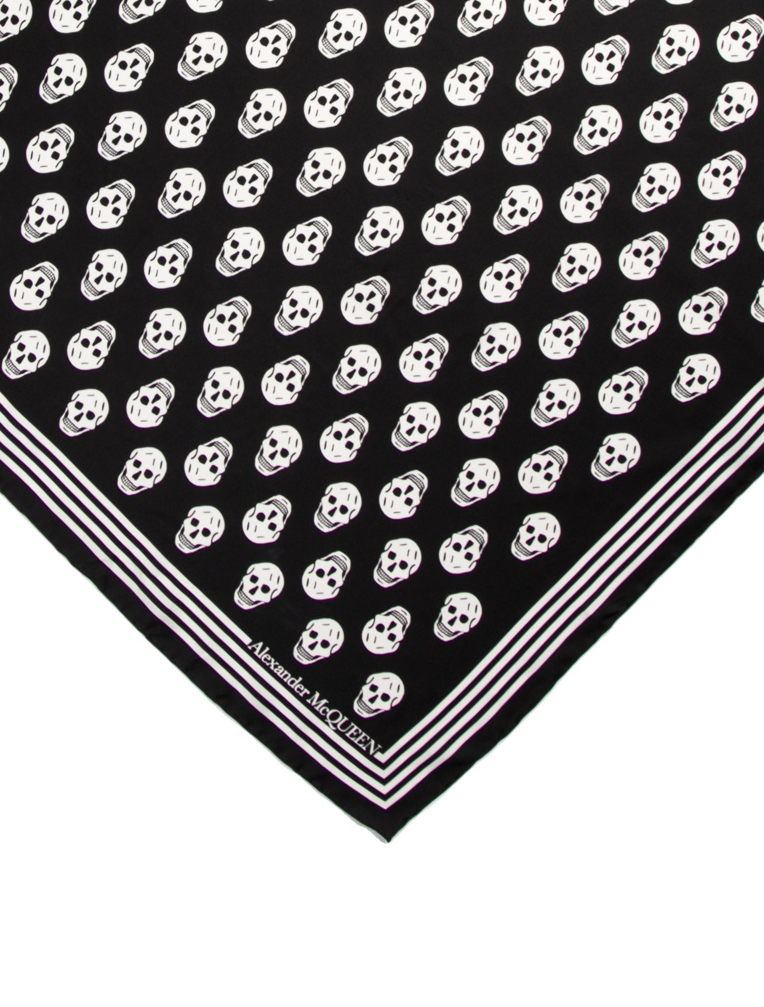 Alexander McQueen Silk Skull Scarf