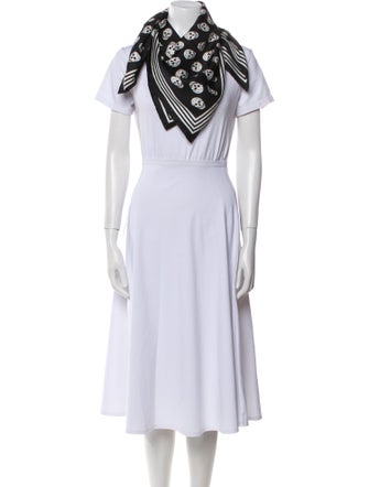 Alexander McQueen Silk Skull Scarf