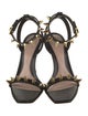 Alexander McQueen Leather Studded Accents Sandals