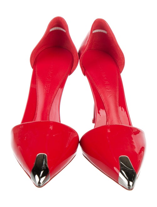 Alexander McQueen Patent Leather D'Orsay Pumps