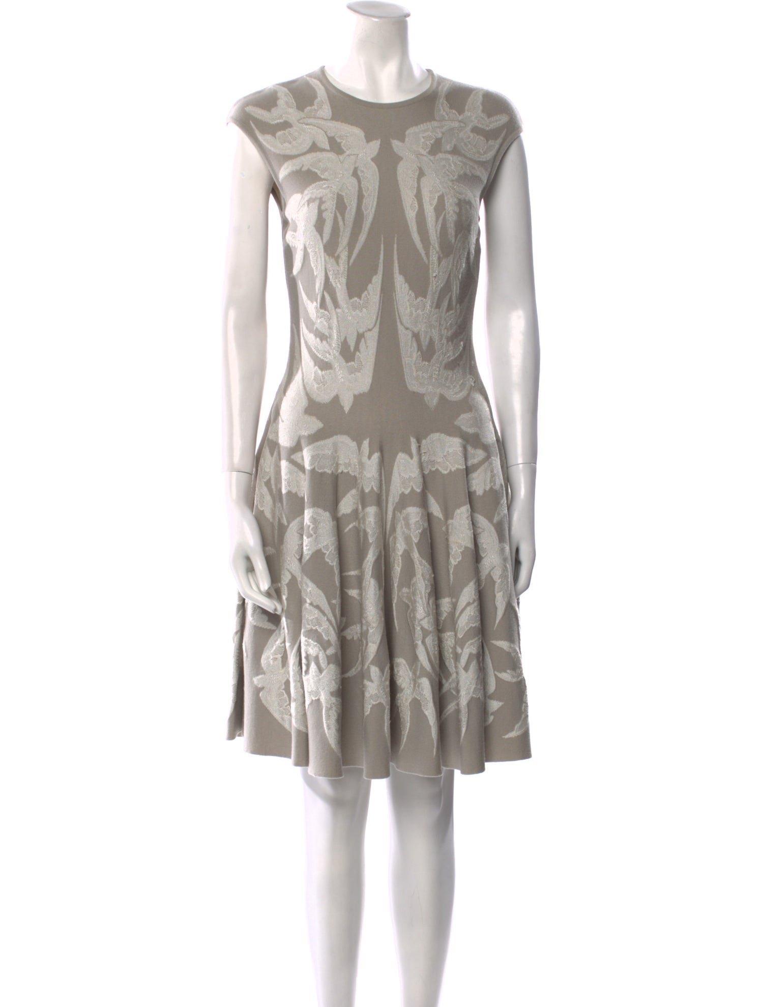 Alexander McQueen Printed Knee-Length Dress