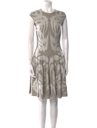 Alexander McQueen Printed Knee-Length Dress