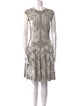 Alexander McQueen Printed Knee-Length Dress