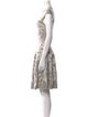 Alexander McQueen Printed Knee-Length Dress