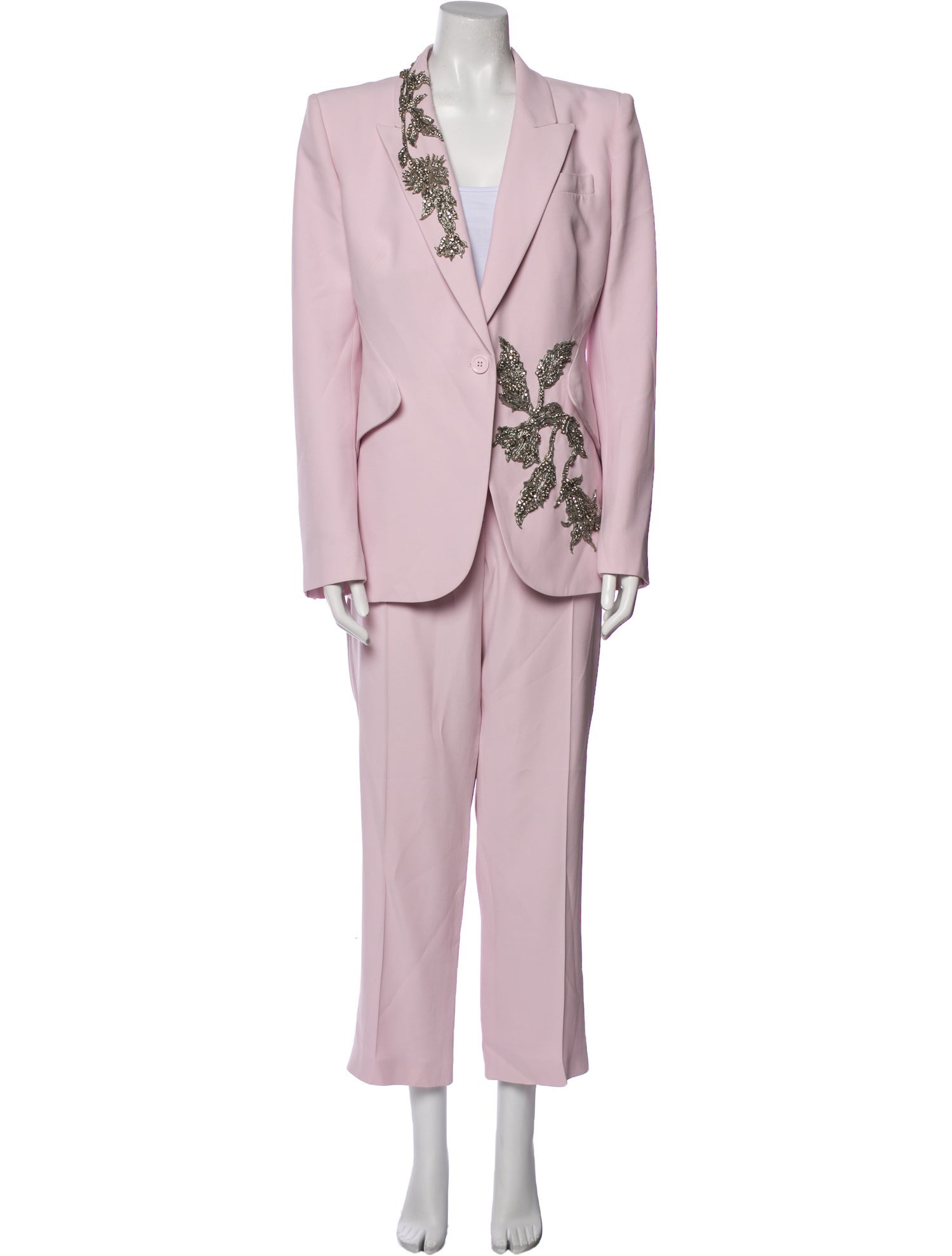 Alexander McQueen Crystal Embellishments Pantsuit w/ Tags