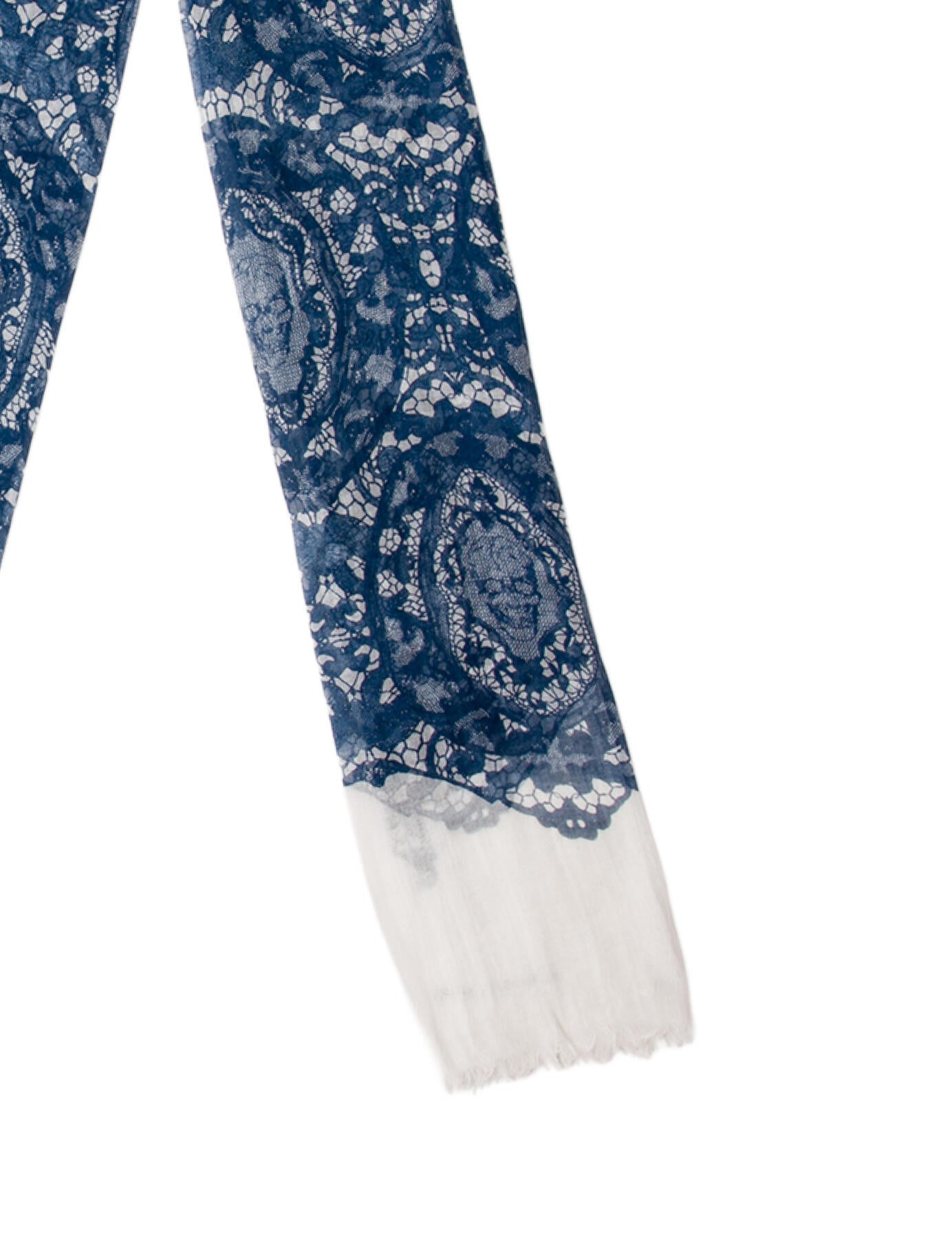 Alexander McQueen Glitter Skull Scarf