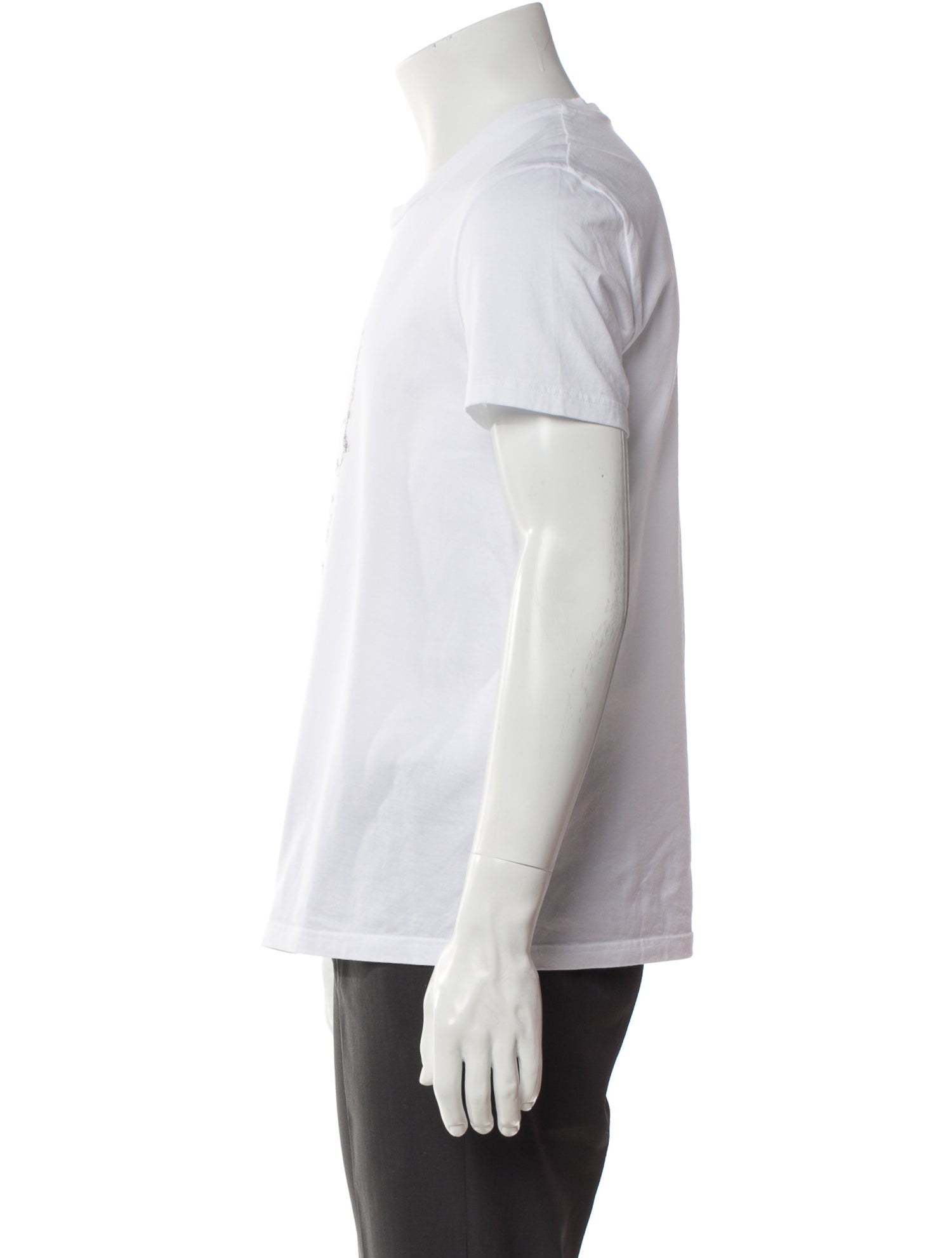 Alexander McQueen Graphic Print Crew Neck T-Shirt