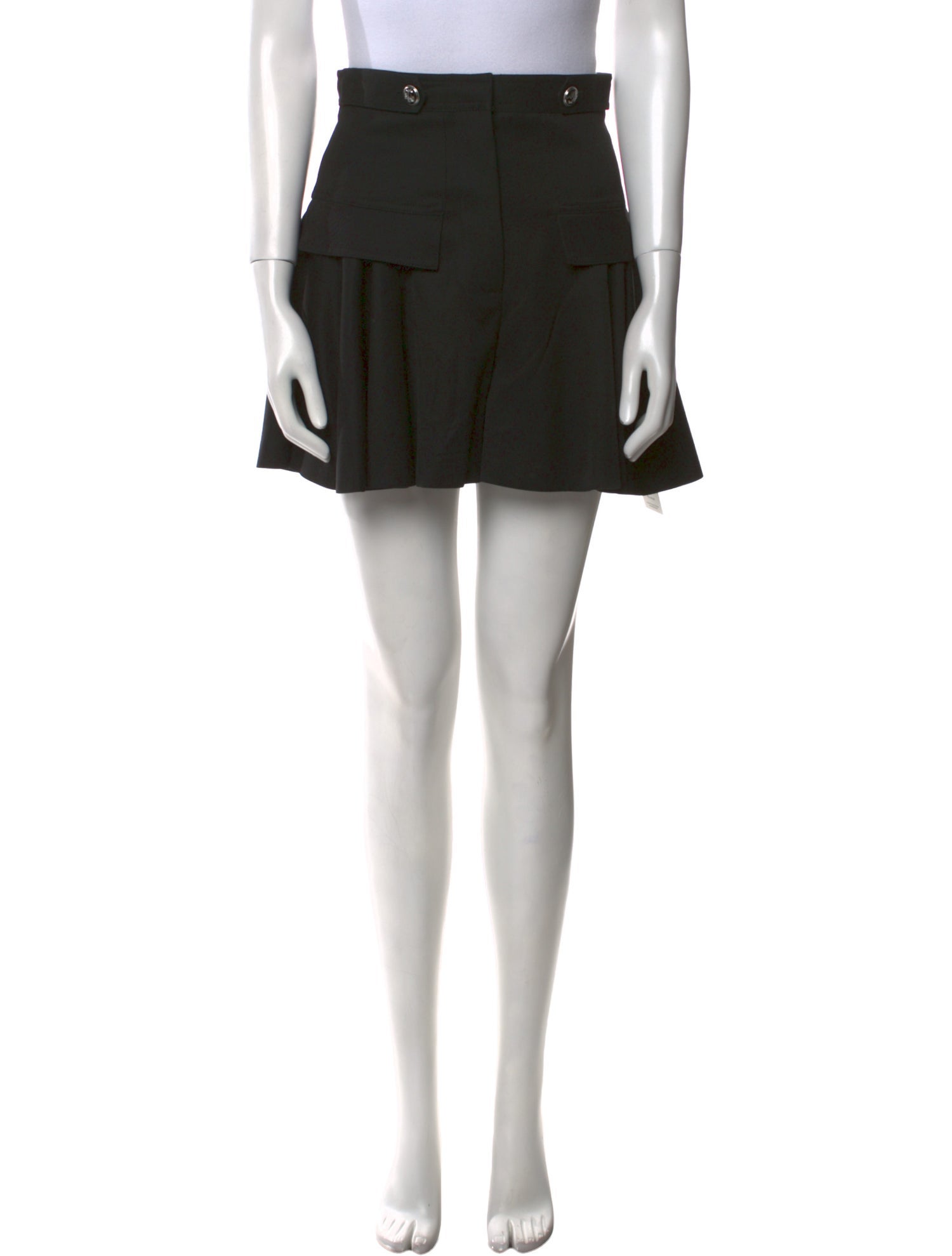 Alexander McQueen Virgin Wool Mini Shorts