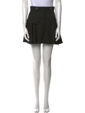 Alexander McQueen Virgin Wool Mini Shorts