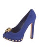 Alexander McQueen Skull Suede Pumps
