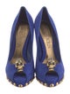 Alexander McQueen Skull Suede Pumps