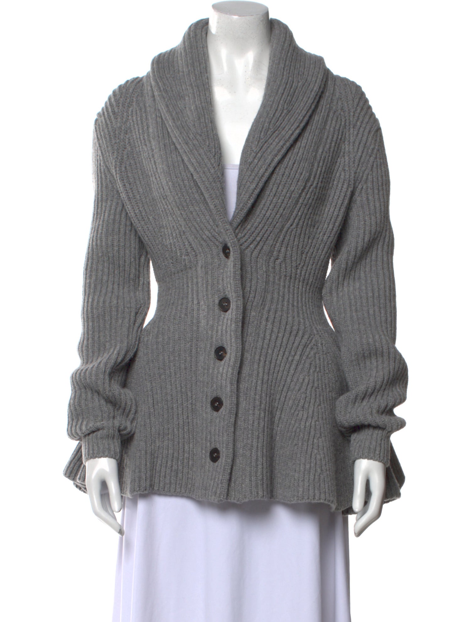 Alexander McQueen Wool V-Neck Sweater