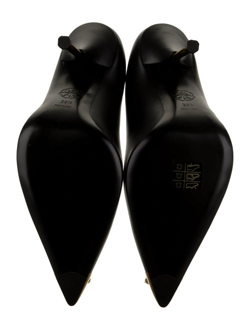 Alexander McQueen Spike Accents Leather Pumps