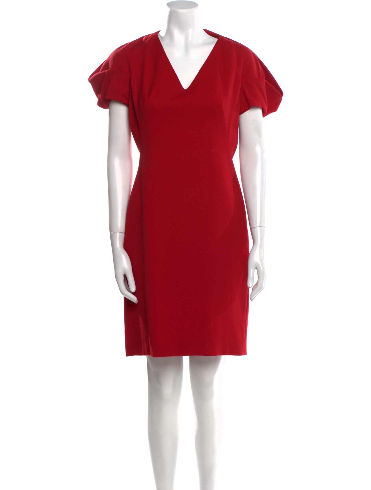 Alexander McQueen Wool Knee-Length Dress