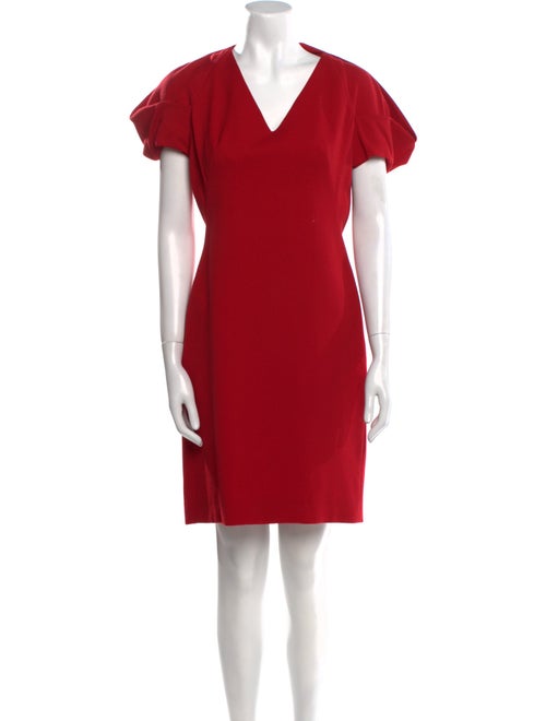 Alexander McQueen Wool Knee-Length Dress