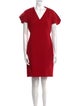 Alexander McQueen Wool Knee-Length Dress