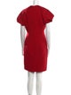Alexander McQueen Wool Knee-Length Dress