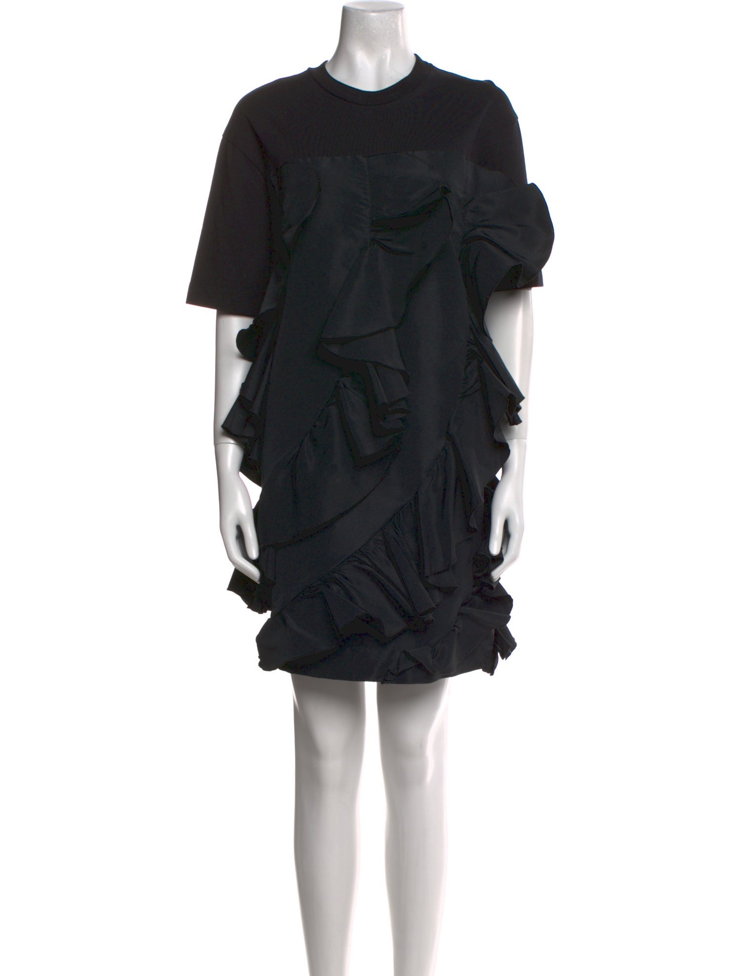 Alexander McQueen Crew Neck Mini Dress