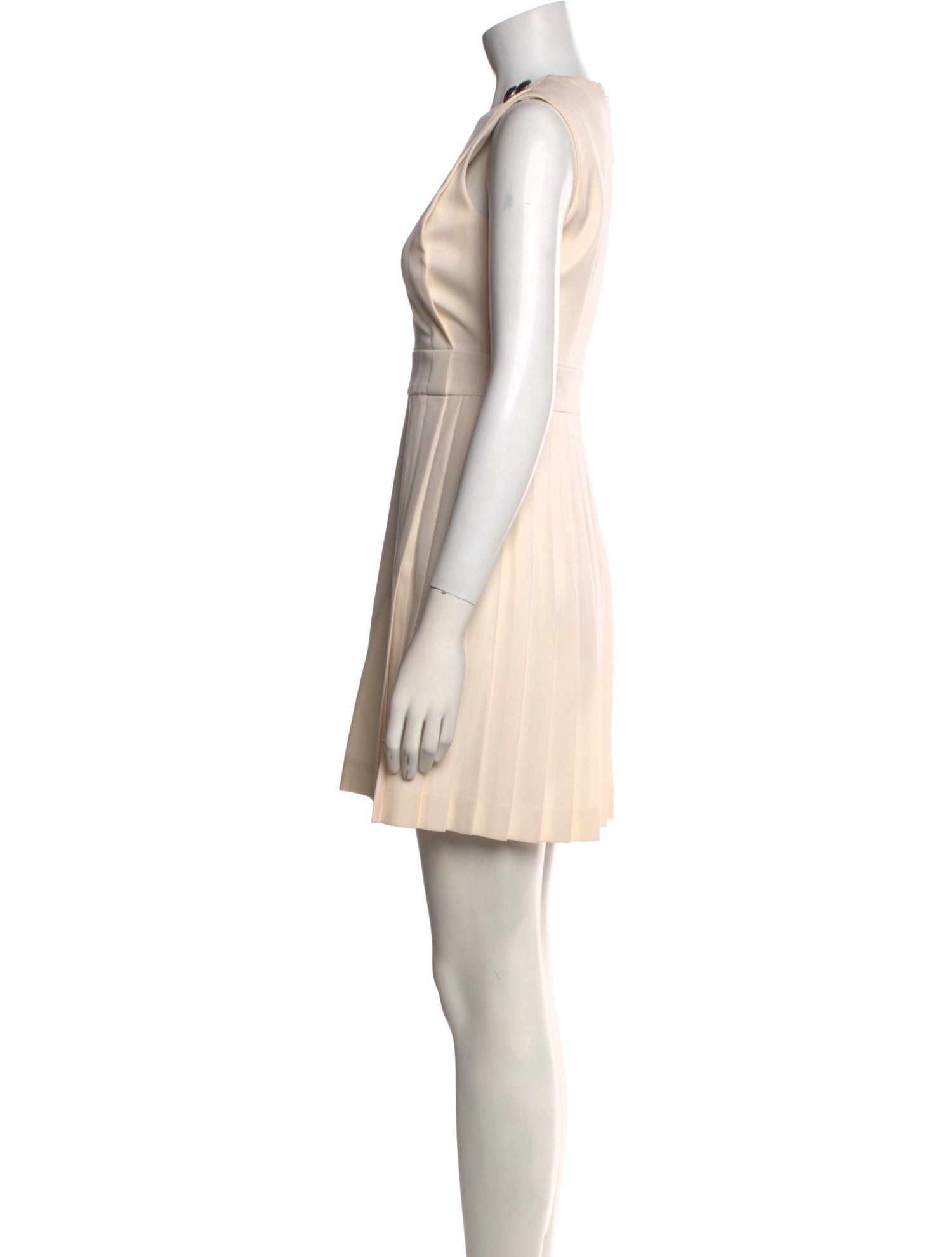 Alexander McQueen Virgin Wool Mini Dress