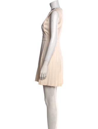 Alexander McQueen Virgin Wool Mini Dress