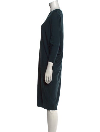 Alexander McQueen Wool Midi Length Dress