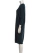 Alexander McQueen Wool Midi Length Dress