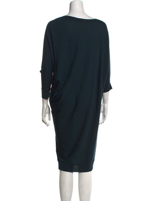 Alexander McQueen Wool Midi Length Dress