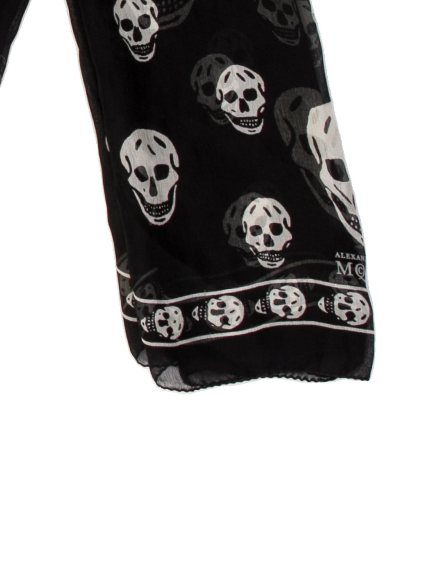 Alexander McQueen Silk Skull Scarf