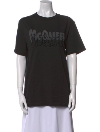 Alexander McQueen Graphic Print Crew Neck T-Shirt