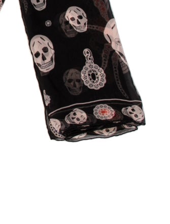 Alexander McQueen Silk Skull Scarf