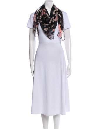 Alexander McQueen Silk Skull Scarf