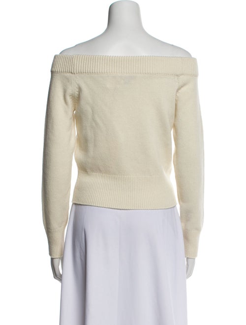 Alexander McQueen Wool Off-The-Shoulder Sweater