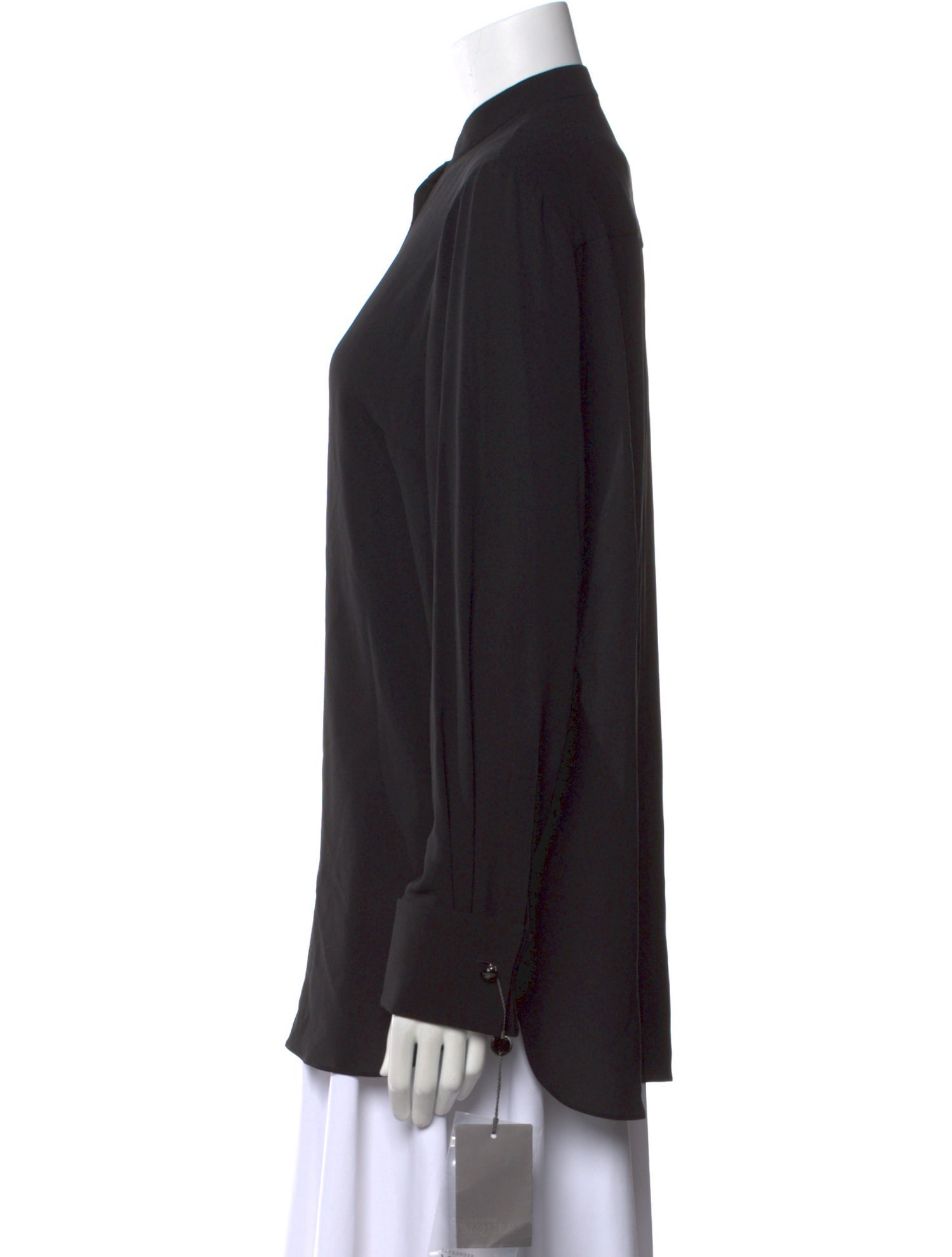 Alexander McQueen 2017 Silk Button-Up Top