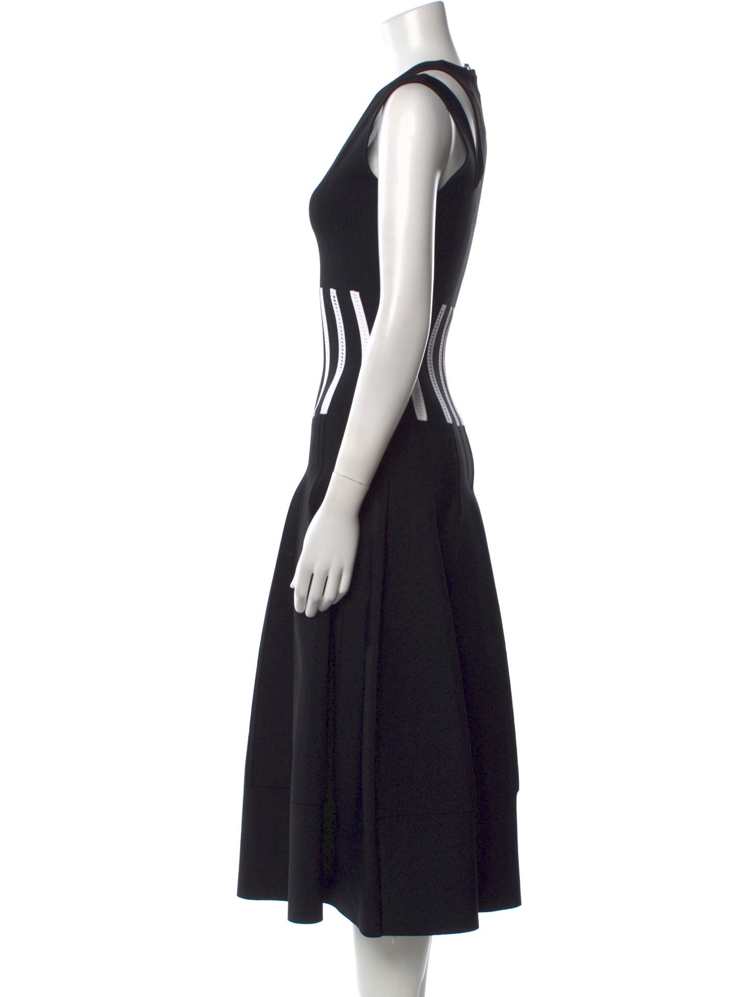 Alexander McQueen Striped Long Dress w/ Tags