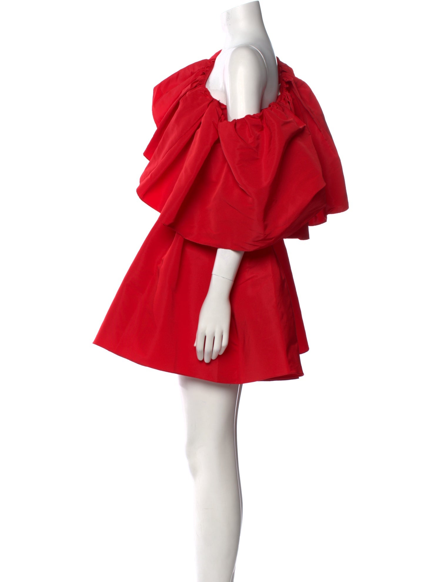 Alexander McQueen One-Shoulder Mini Dress