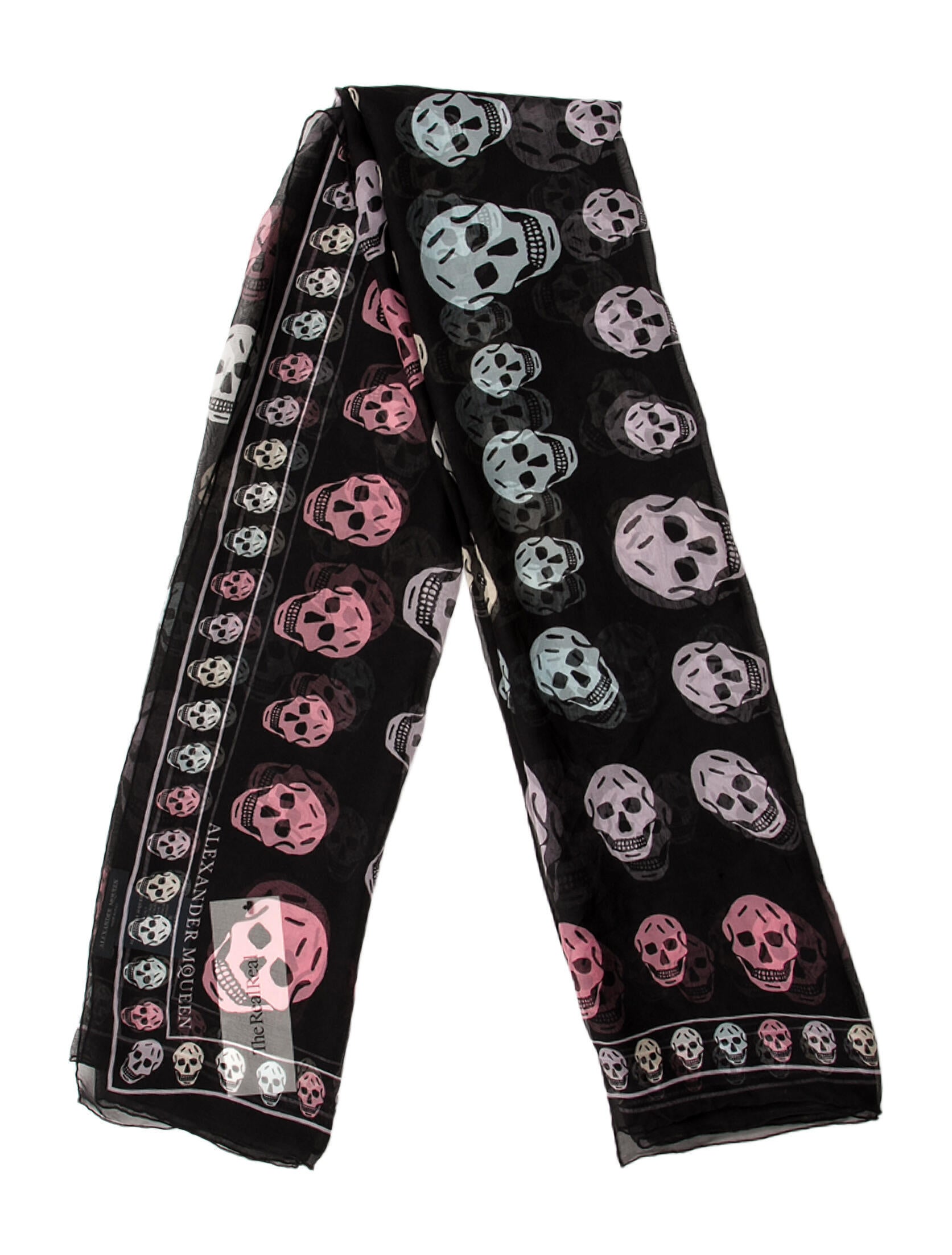Alexander McQueen Silk Skull Scarf