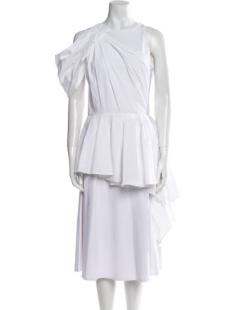 Alexander McQueen Crew Neck Short Sleeve Tunic