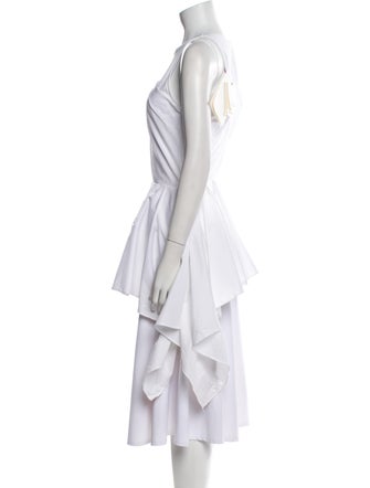 Alexander McQueen Crew Neck Short Sleeve Tunic