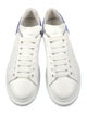 Alexander McQueen Leather Colorblock Pattern Sneakers
