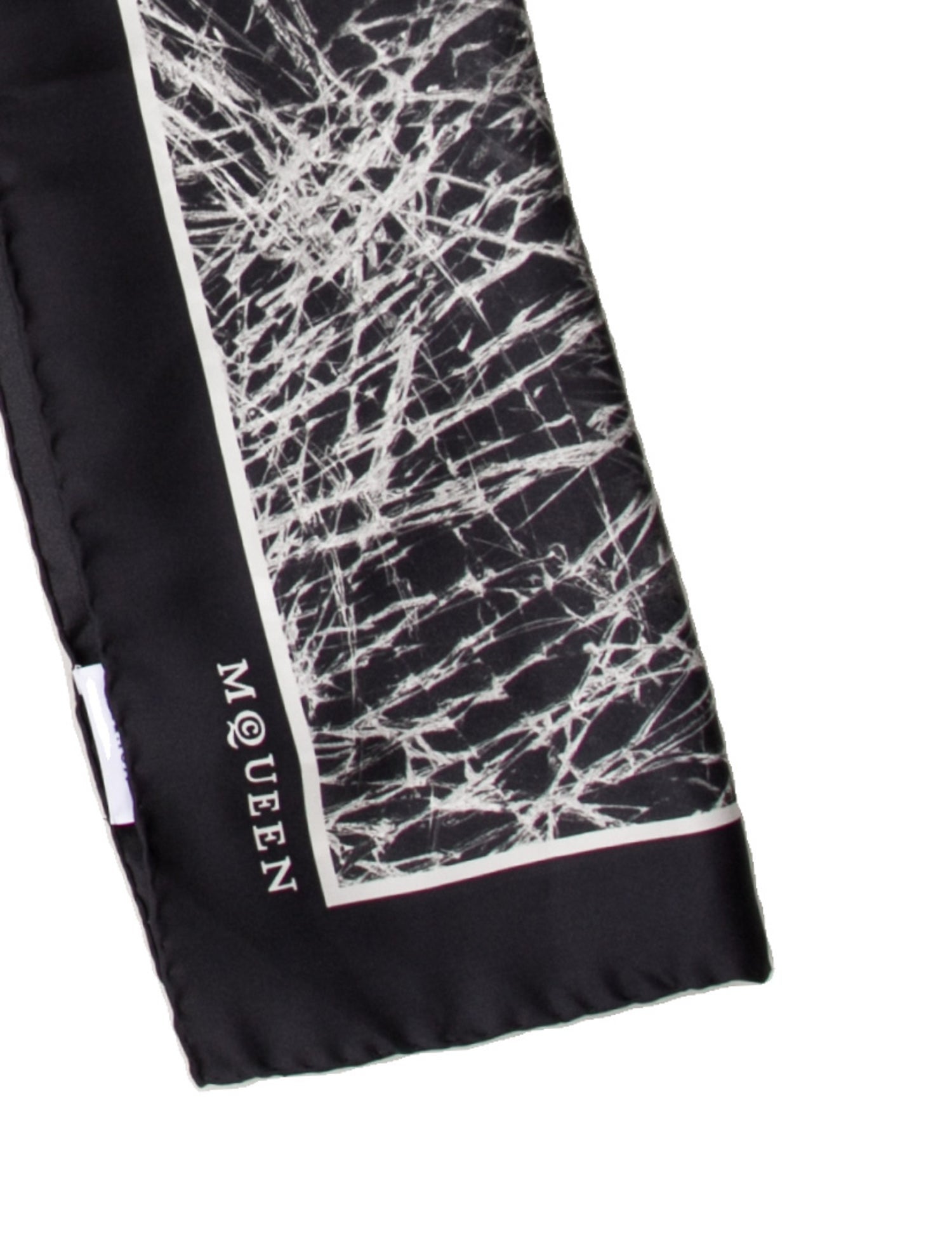 Alexander McQueen Silk Printed Scarf w/ Tags