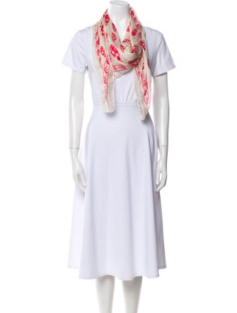 Alexander McQueen Silk Skull Scarf