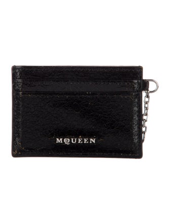 Alexander McQueen Leather Card Holder